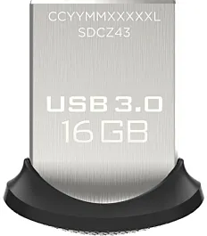 SAN DISK USB flash ULTRA FIT 16GB3.0 FD