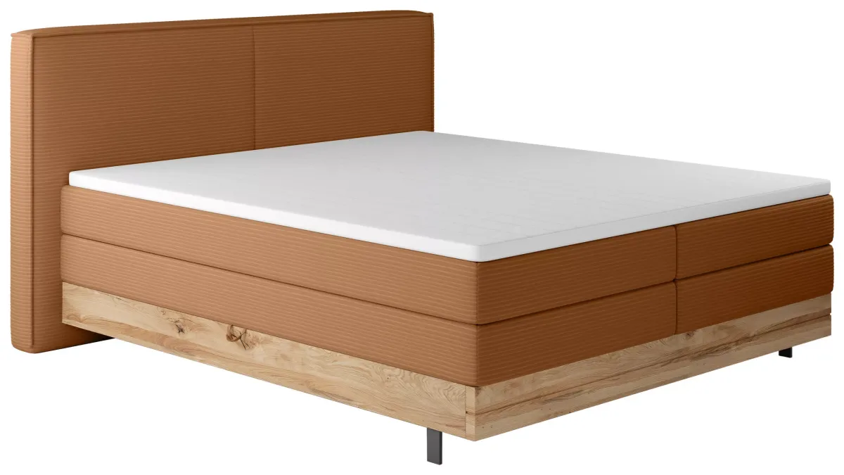 BOXSPRING KREVET 180/200 cm     braon 